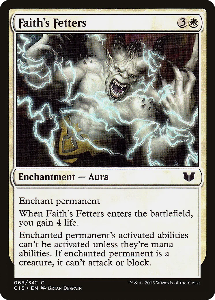 Faith's Fetters — Commander 2015 — Magic: The Gathering