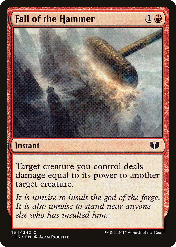 Fall of the Hammer — Commander 2015 — Magic: The Gathering