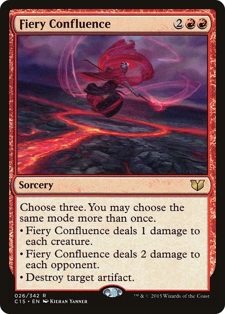 Fiery Confluence — Commander 2015 — Magic: The Gathering