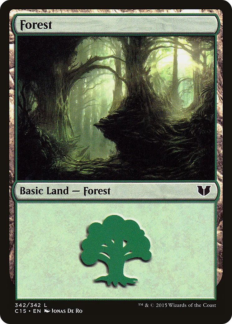Forêt — Commander 2015 — Magic: The Gathering