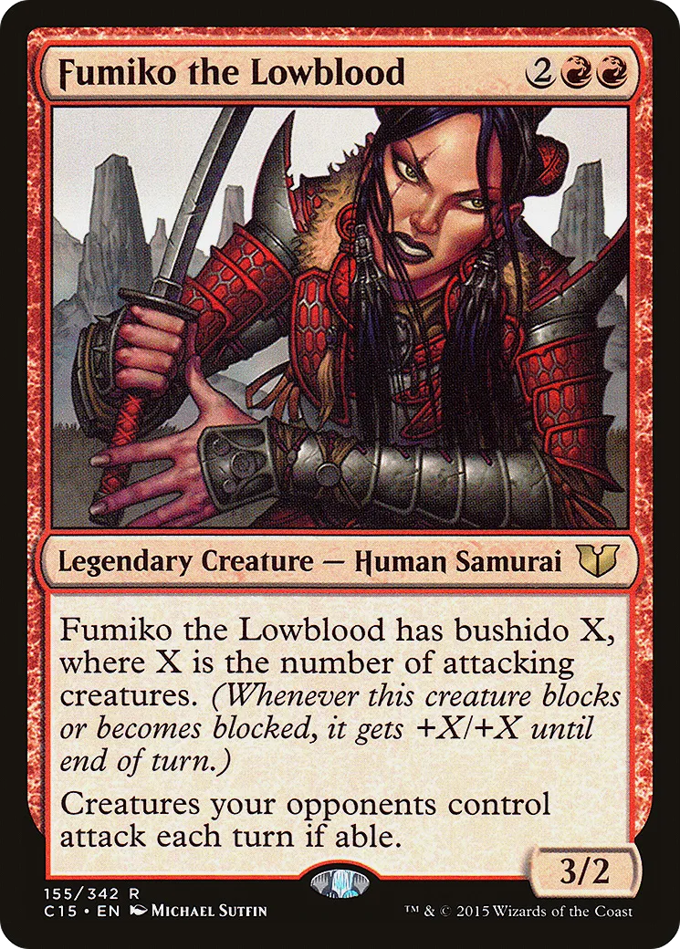 Fumiko the Lowblood — Commander 2015 — Magic: The Gathering