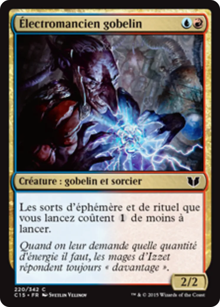 Électromancien gobelin from Commander 2015 - Magic: The Gathering