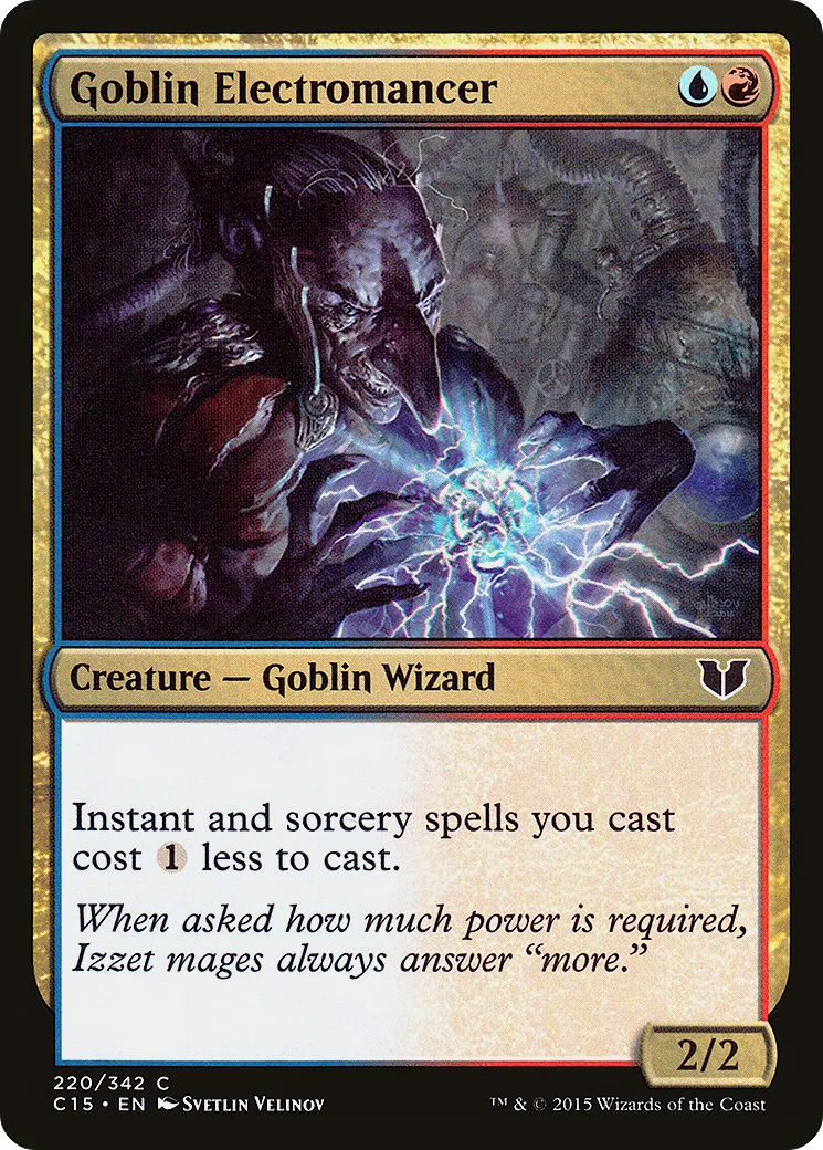 Électromancien gobelin — Commander 2015 — Magic: The Gathering