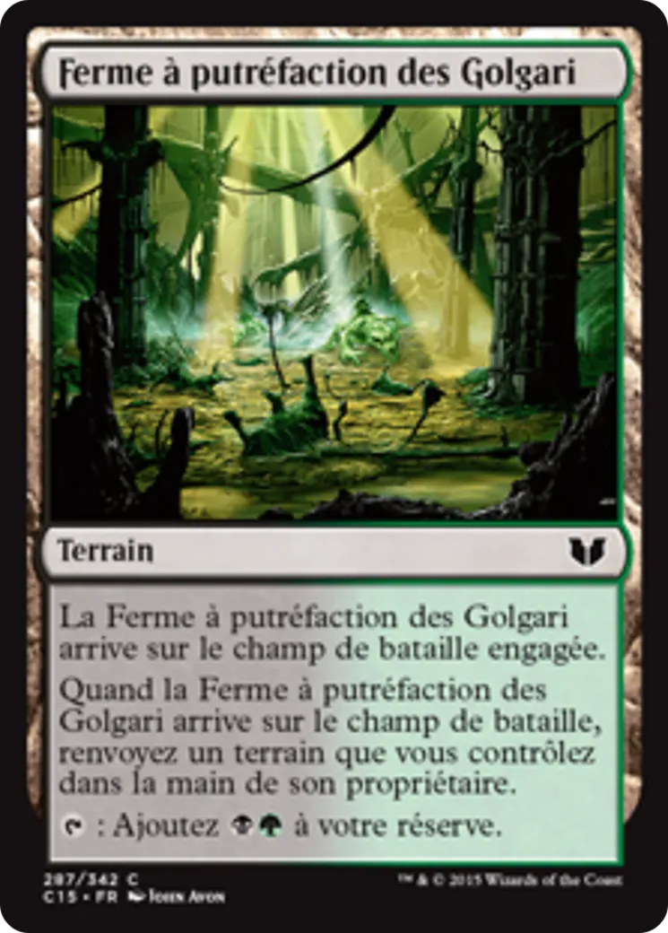 Ferme à putréfaction des Golgari — Commander 2015 — Magic: The Gathering