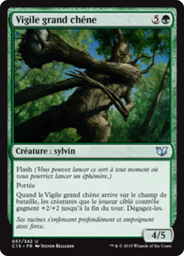 Vigile grand chêne — Commander 2015 — Magic: The Gathering