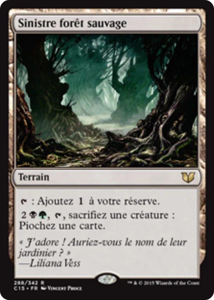 Sinistre forêt sauvage — Commander 2015 — Magic: The Gathering