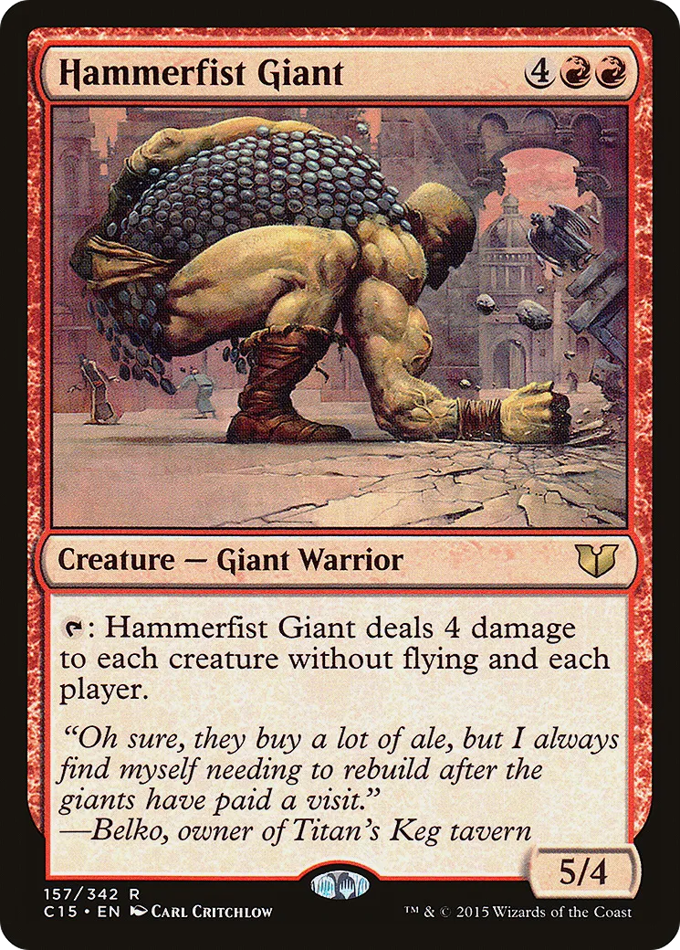 Hammerfist Giant — Commander 2015 — Magic: The Gathering