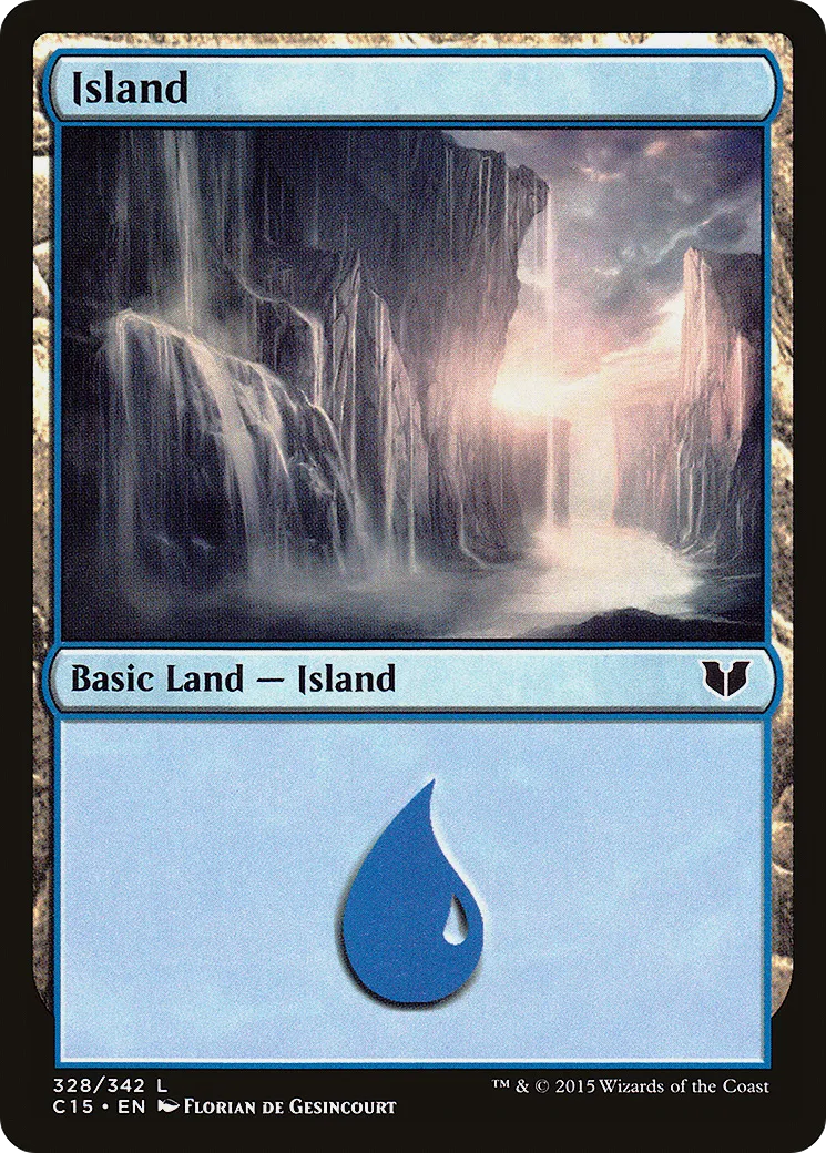Island — Commander 2015 — Magic: The Gathering