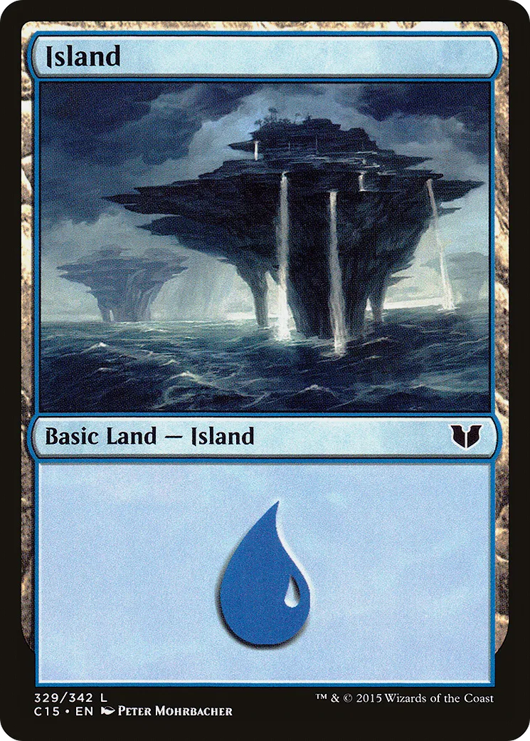 Island — Commander 2015 — Magic: The Gathering