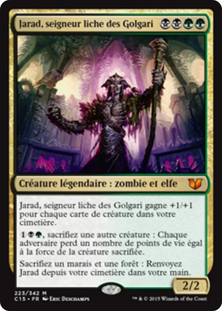 Jarad, seigneur liche des Golgari — Commander 2015 — Magic: The Gathering