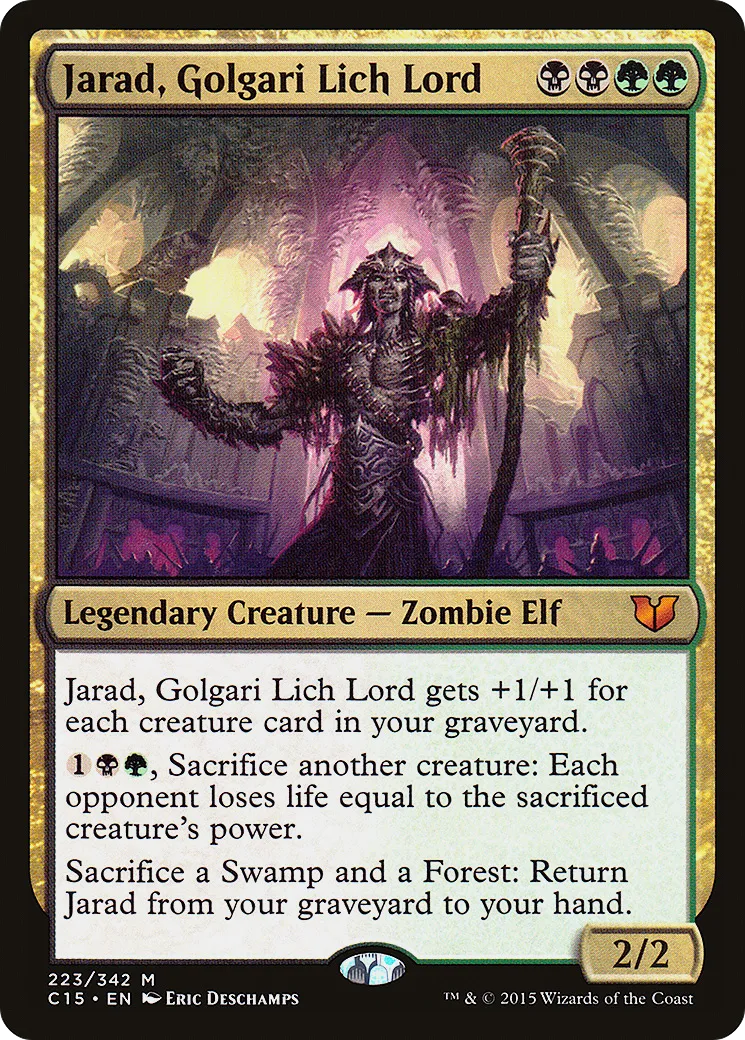 Jarad, Golgari Lich Lord from Commander 2015 - Magic: The Gathering