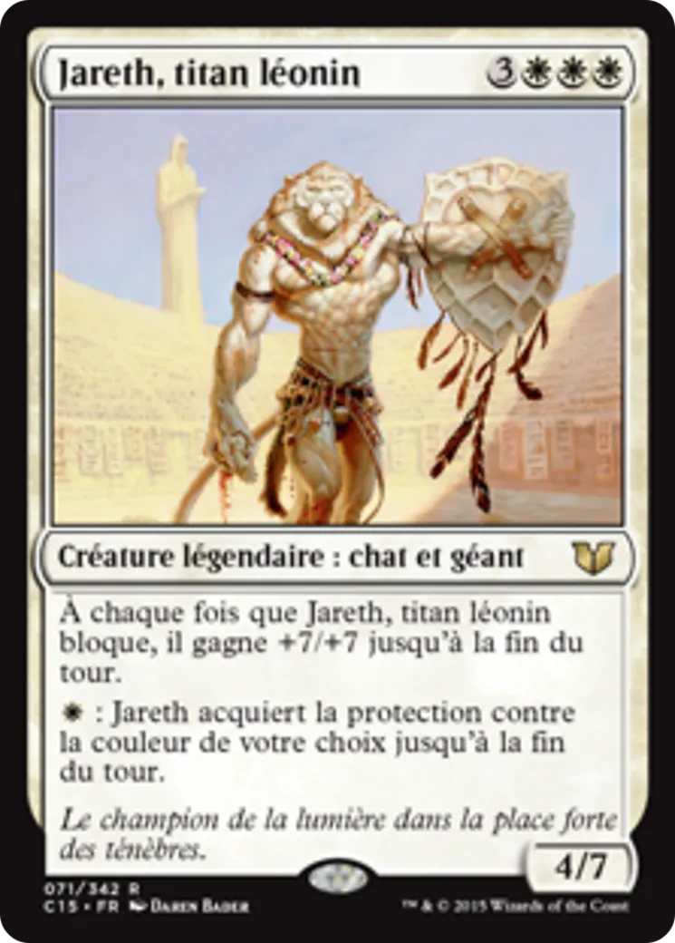 Jareth, titan léonin — Commander 2015 — Magic: The Gathering