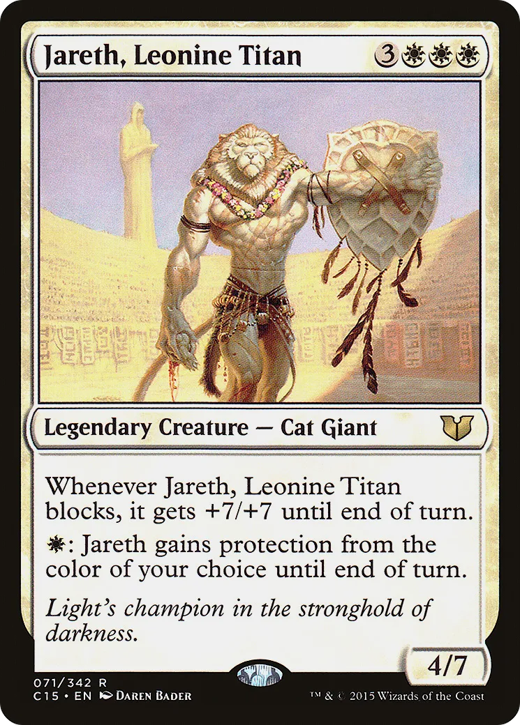 Jareth, Leonine Titan — Commander 2015 — Magic: The Gathering