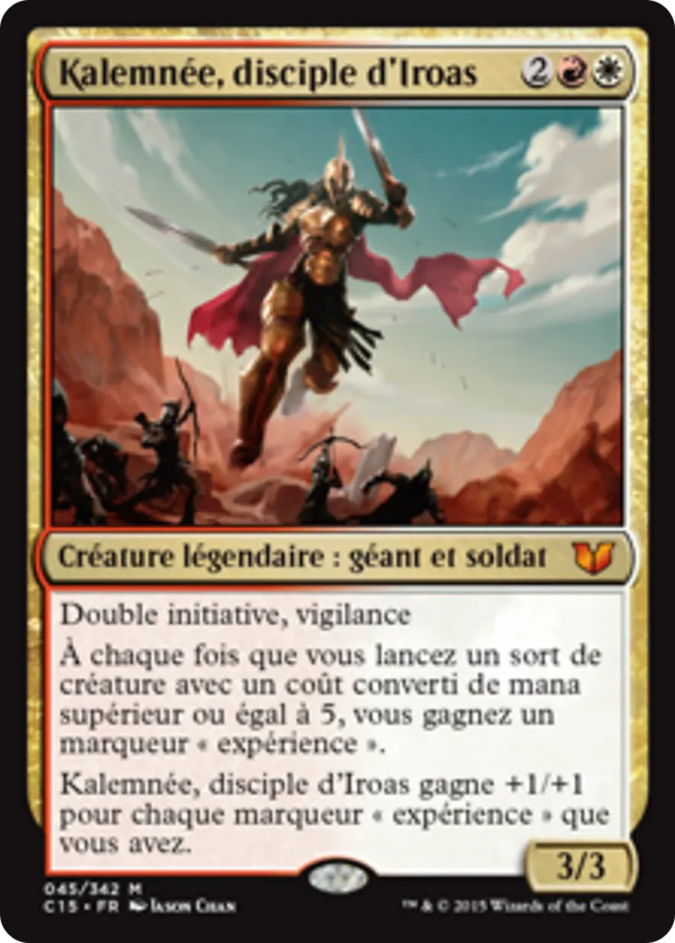 Kalemnée, disciple d'Iroas — Commander 2015 — Magic: The Gathering