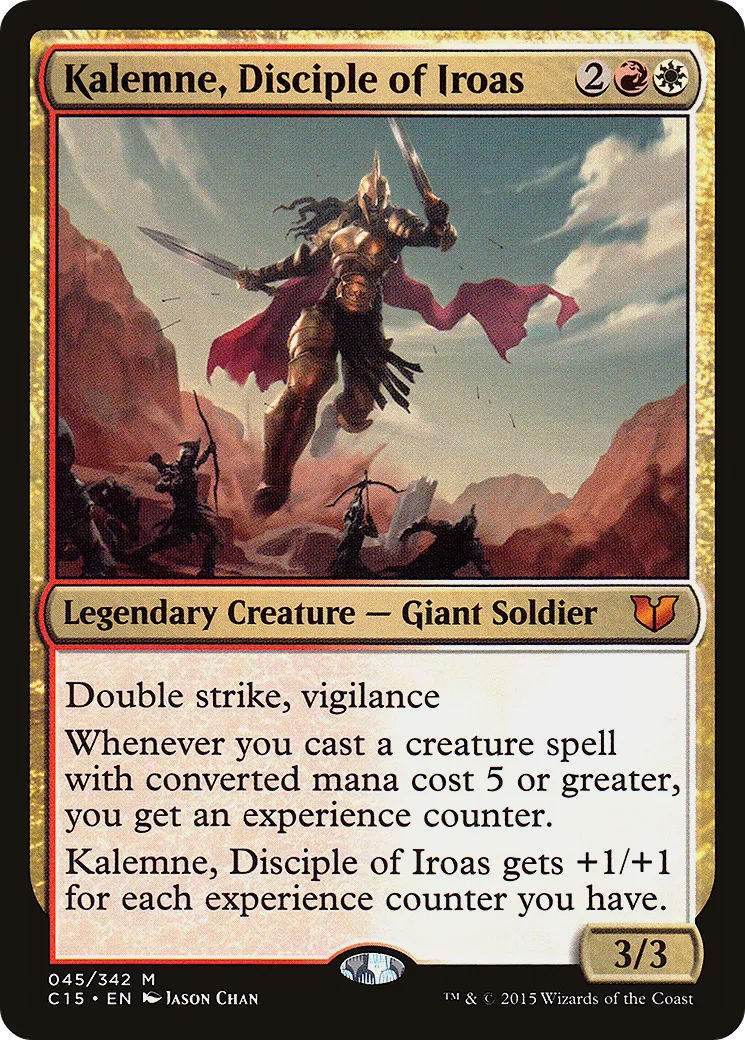 Kalemnée, disciple d'Iroas — Commander 2015 — Magic: The Gathering