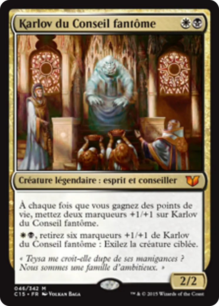 Karlov du Conseil fantôme — Commander 2015 — Magic: The Gathering