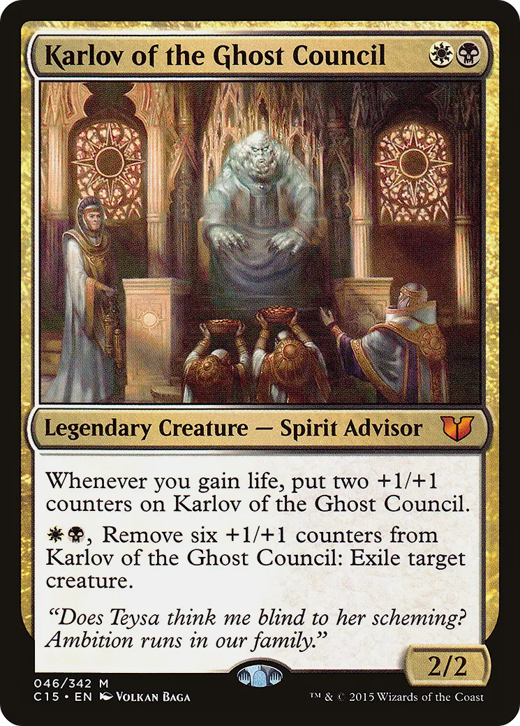 Karlov du Conseil fantôme — Commander 2015 — Magic: The Gathering