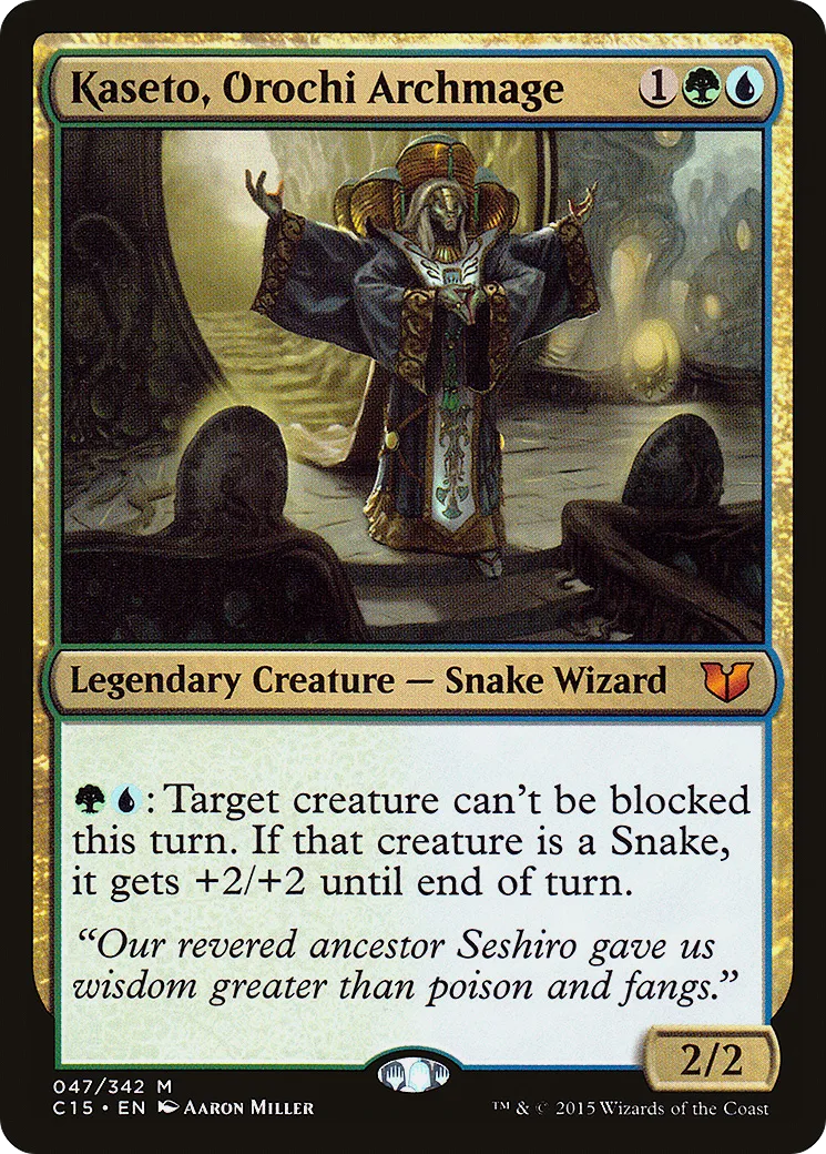 Kaseto, Orochi Archmage — Commander 2015 — Magic: The Gathering