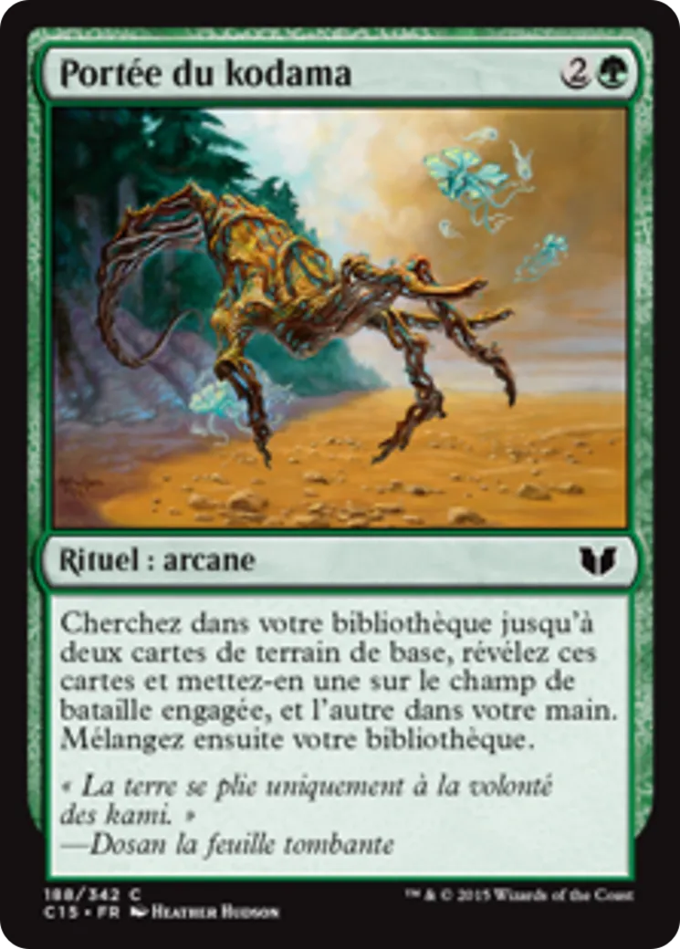Portée du kodama — Commander 2015 — Magic: The Gathering
