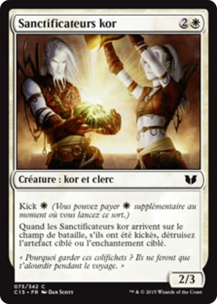 Sanctificateurs kor — Commander 2015 — Magic: The Gathering