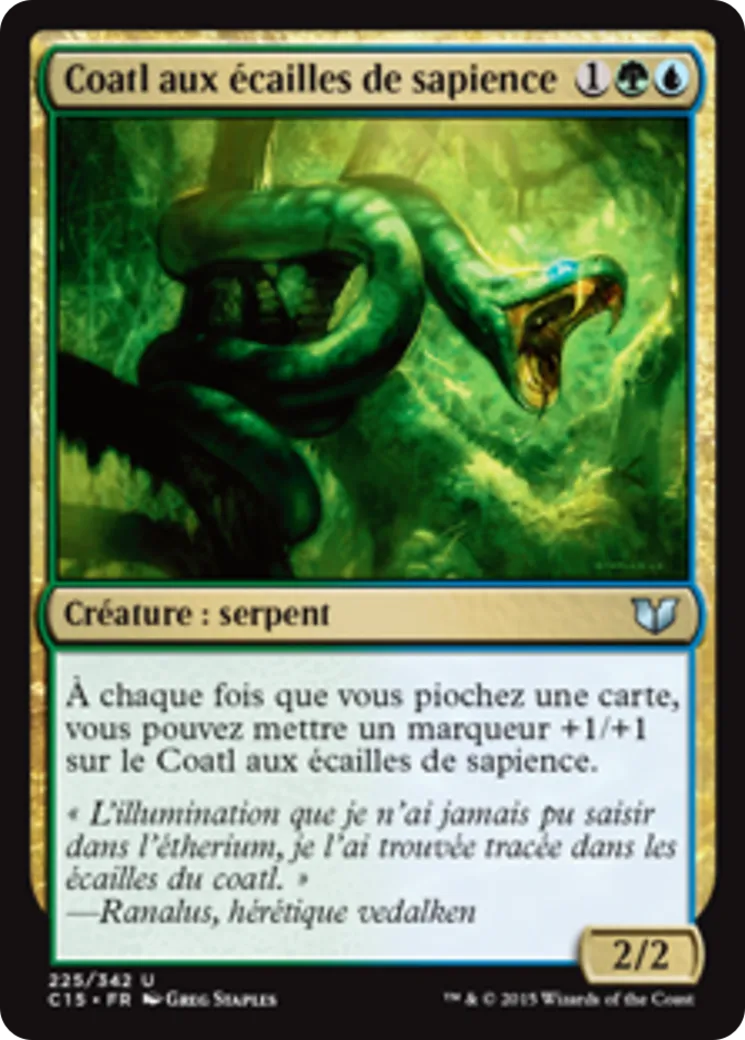 Coatl aux écailles de sapience from Commander 2015 - Magic: The Gathering