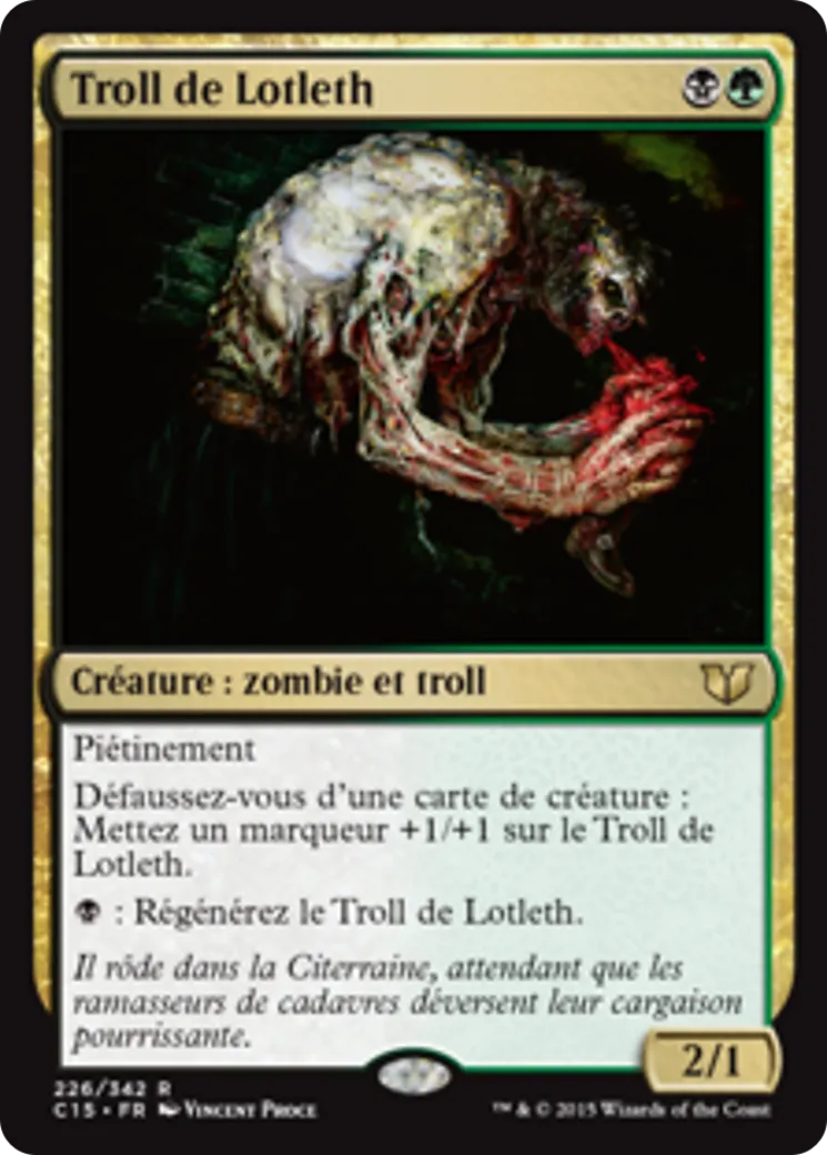 Troll de Lotleth — Commander 2015 — Magic: The Gathering