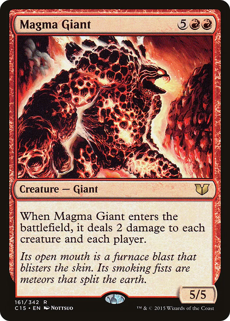 Magma Giant — Commander 2015 — Magic: The Gathering