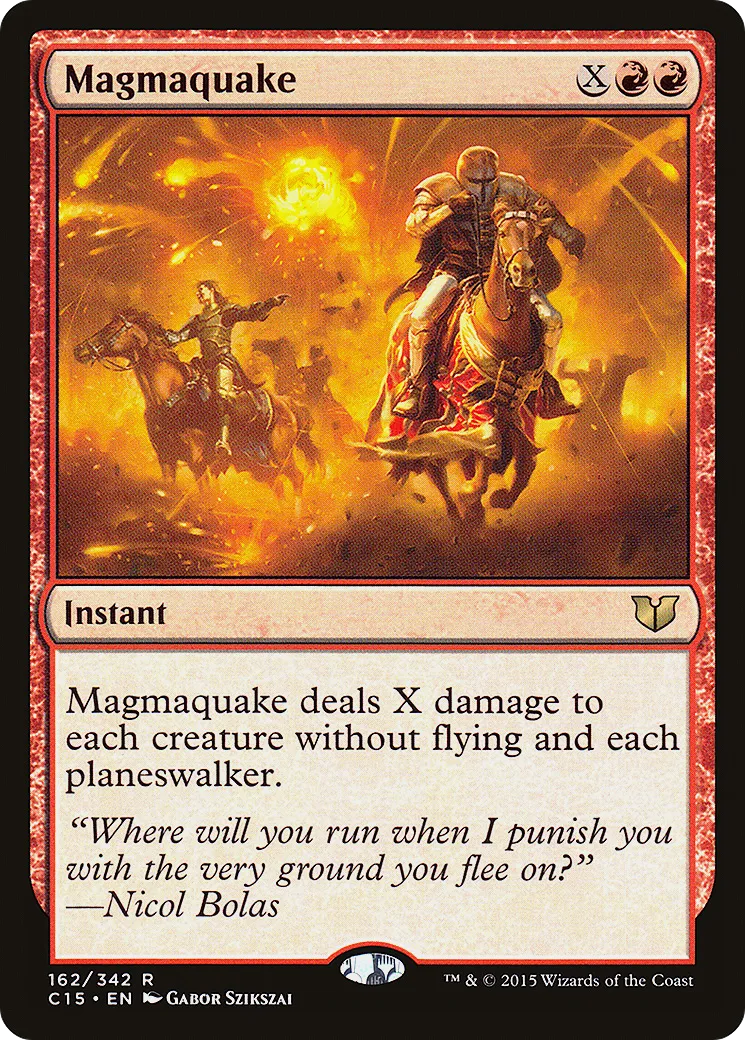 Magmaquake — Commander 2015 — Magic: The Gathering