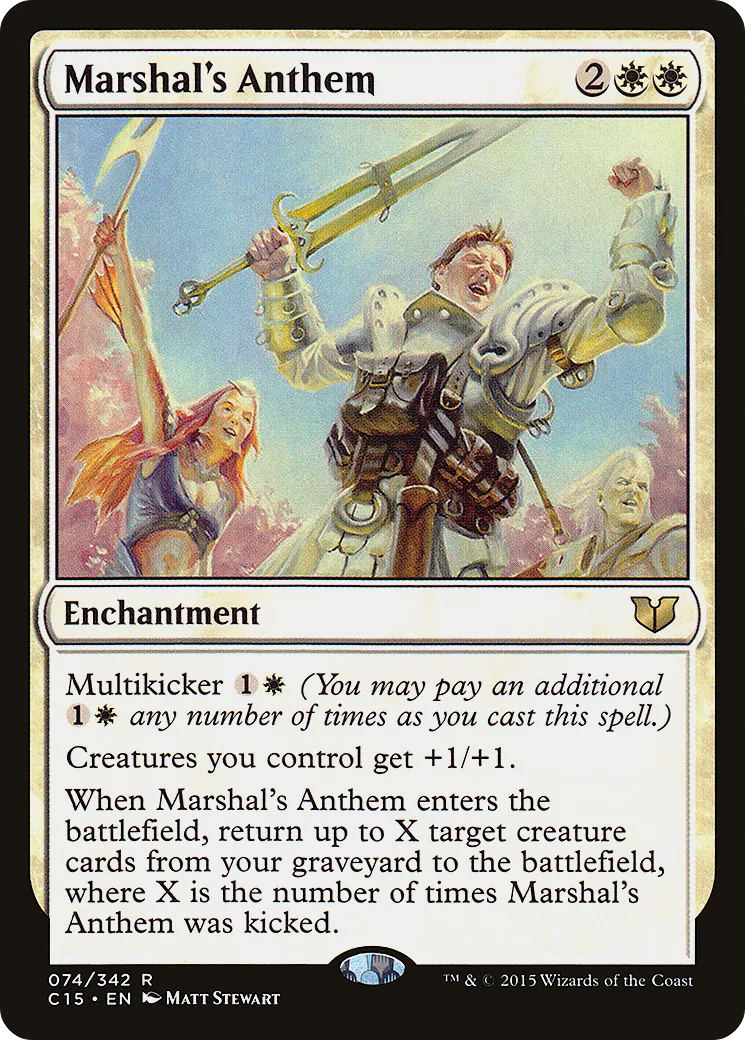 Marshal's Anthem — Commander 2015 — Magic: The Gathering