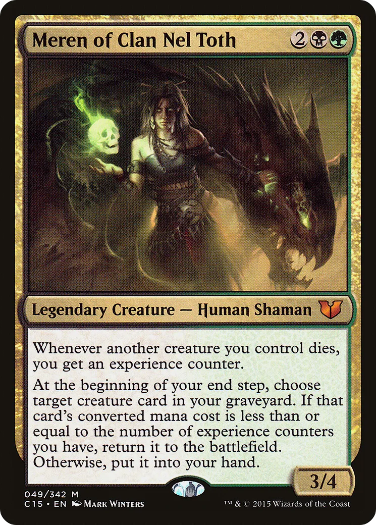 Meren of Clan Nel Toth — Commander 2015 — Magic: The Gathering