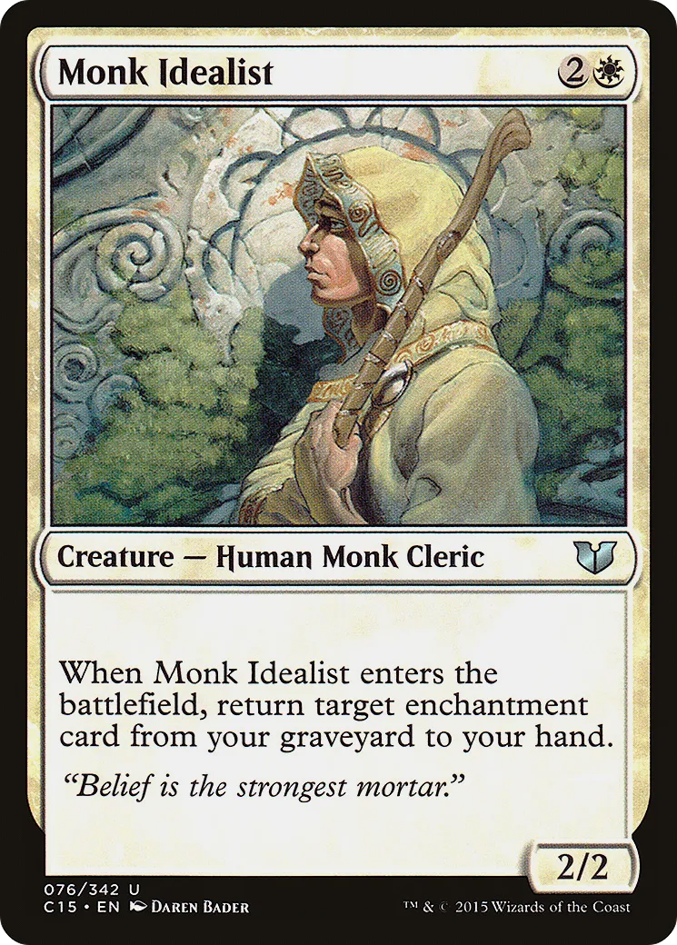 Moine idéaliste — Commander 2015 — Magic: The Gathering