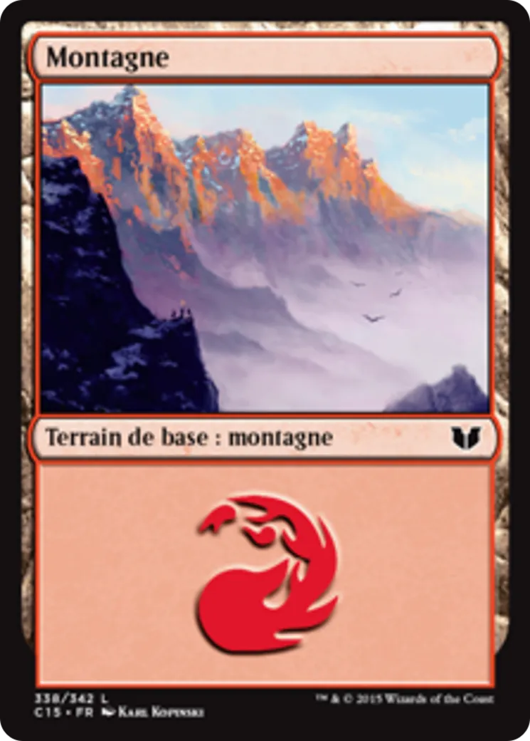 Montagne — Commander 2015 — Magic: The Gathering