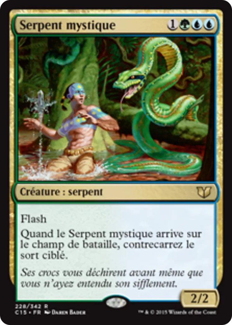 Serpent mystique — Commander 2015 — Magic: The Gathering