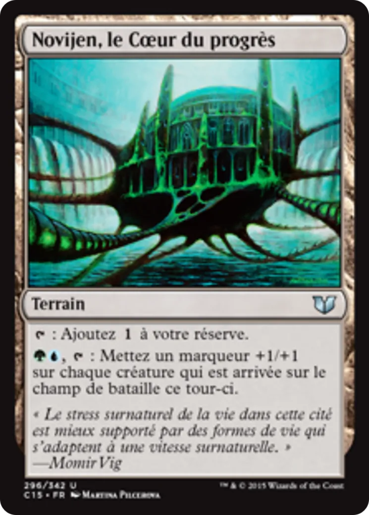 Novijen, le Cœur du progrès — Commander 2015 — Magic: The Gathering