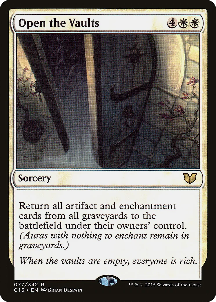 Ouvrez les chambres fortes ! — Commander 2015 — Magic: The Gathering
