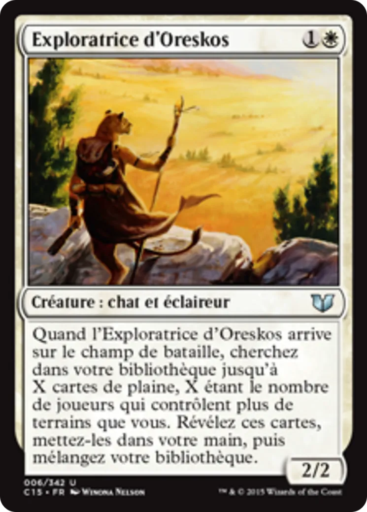 Exploratrice d'Oreskos — Commander 2015 — Magic: The Gathering
