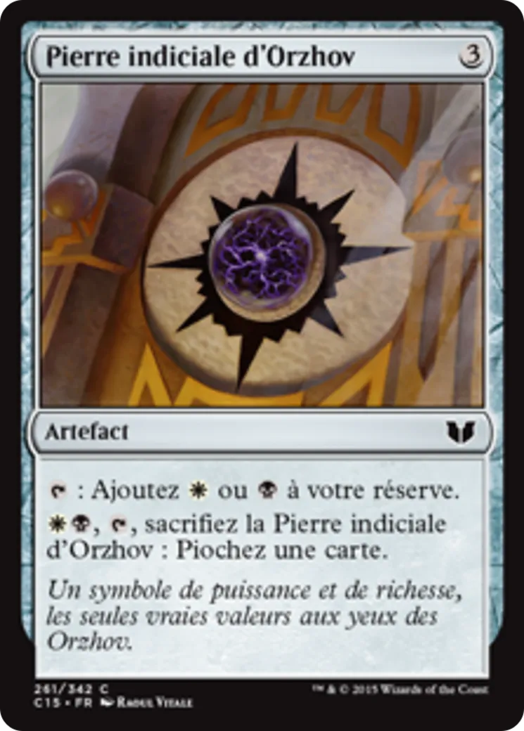 Pierre indiciale d'Orzhov — Commander 2015 — Magic: The Gathering