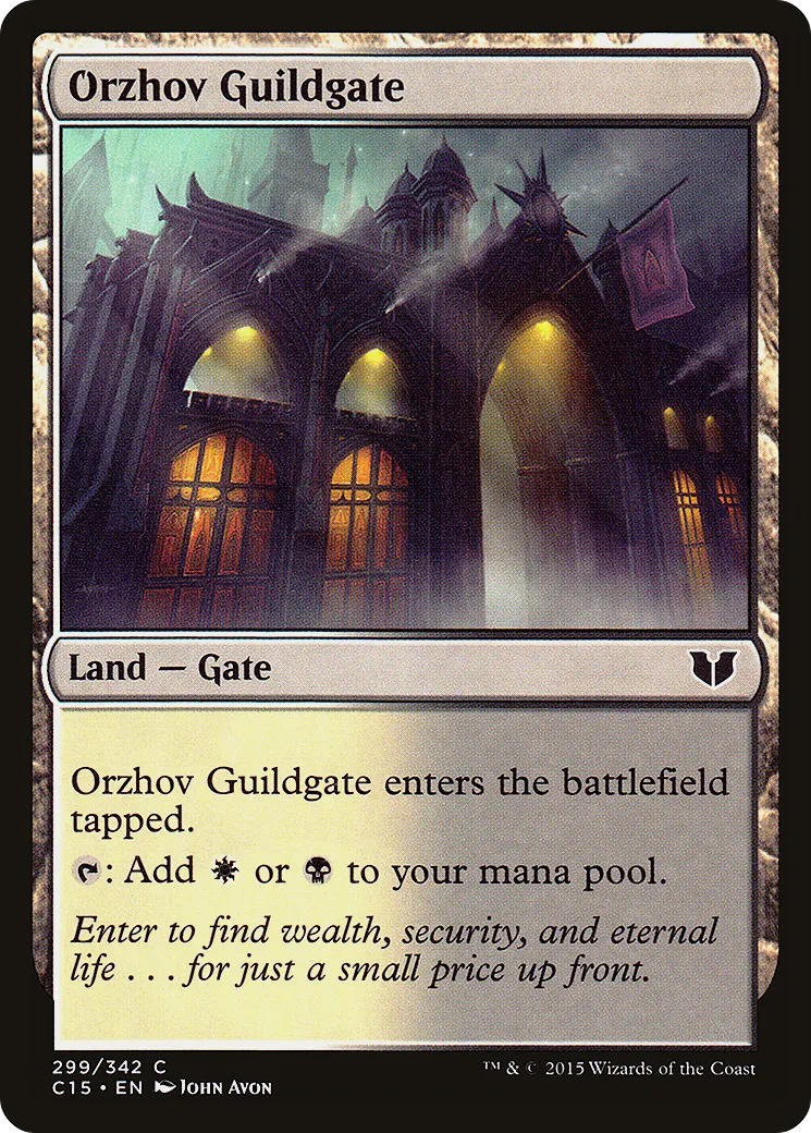 Orzhov Guildgate — Commander 2015 — Magic: The Gathering
