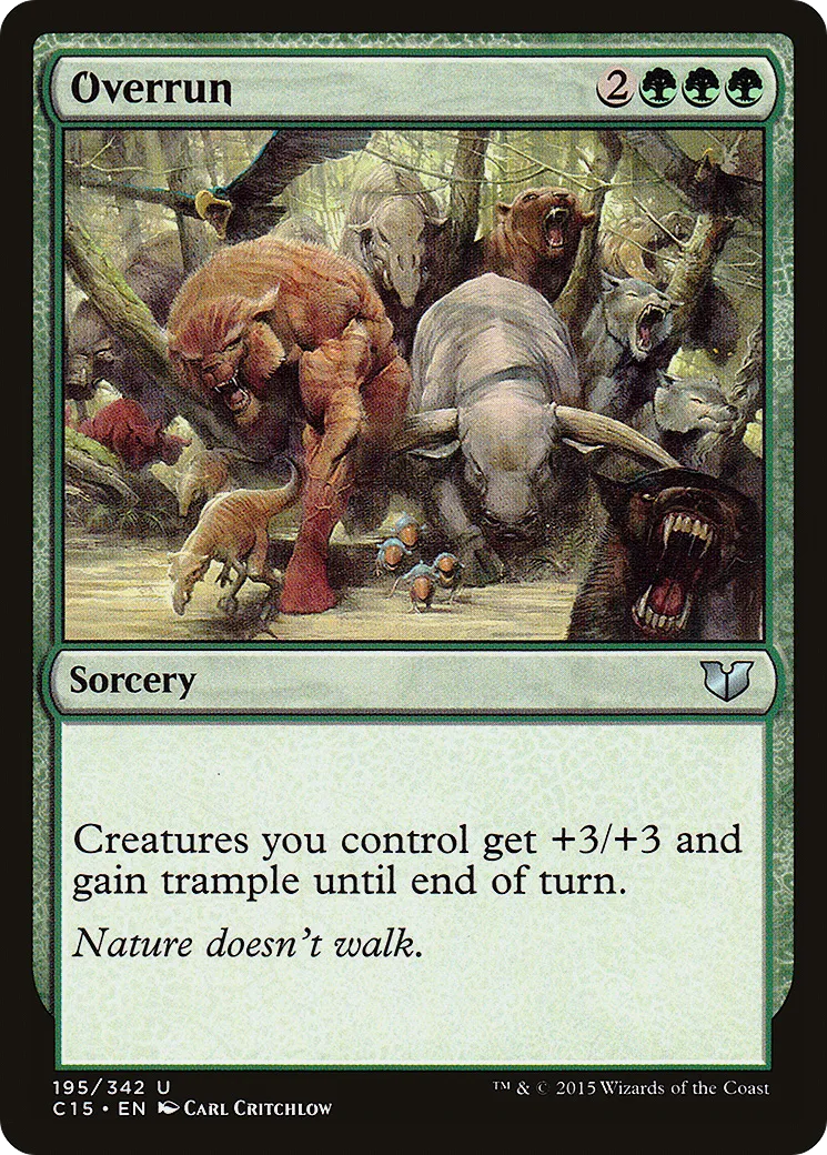 Overrun — Commander 2015 — Magic: The Gathering