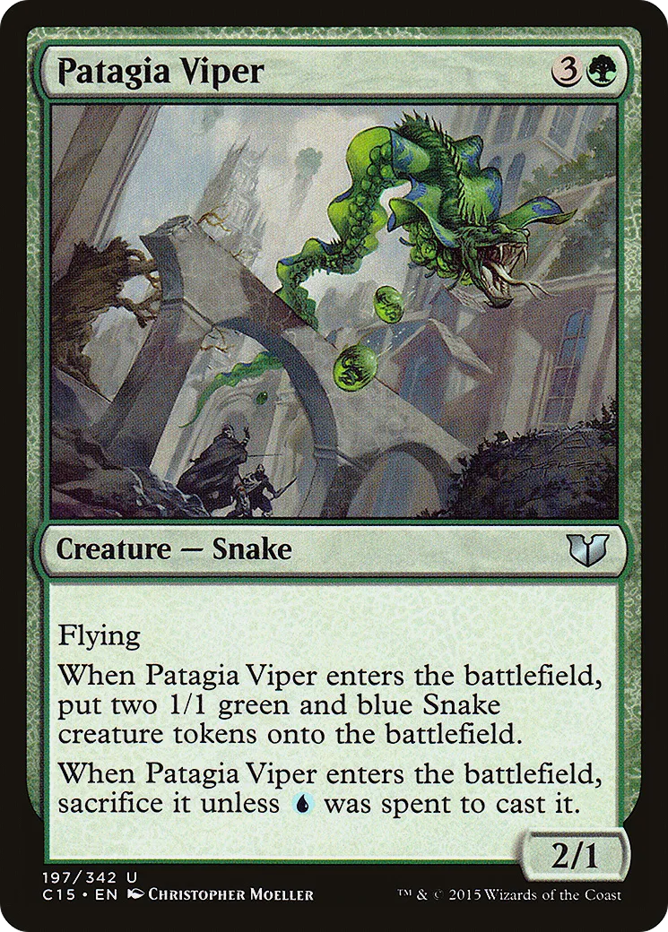 Patagia Viper — Commander 2015 — Magic: The Gathering
