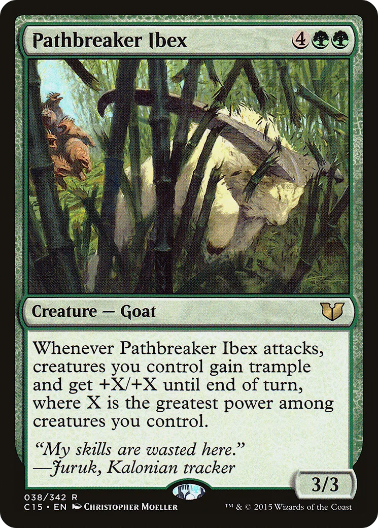 Bouquetin défricheur — Commander 2015 — Magic: The Gathering