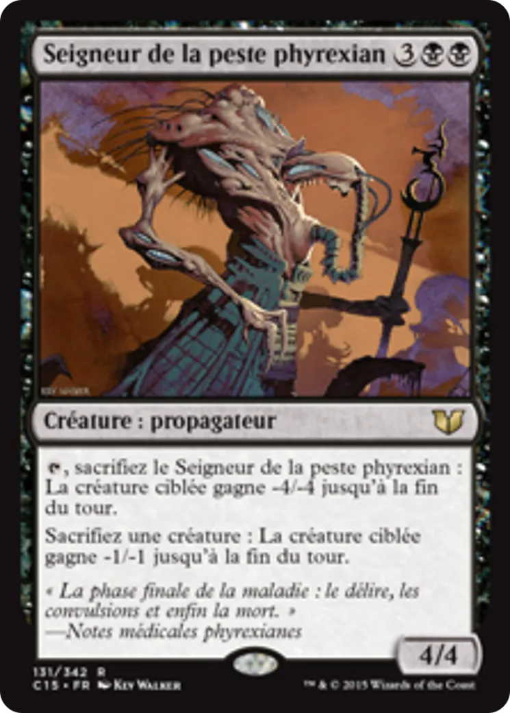 Seigneur de la peste phyrexian — Commander 2015 — Magic: The Gathering
