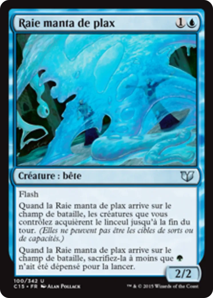 Raie manta de plax — Commander 2015 — Magic: The Gathering