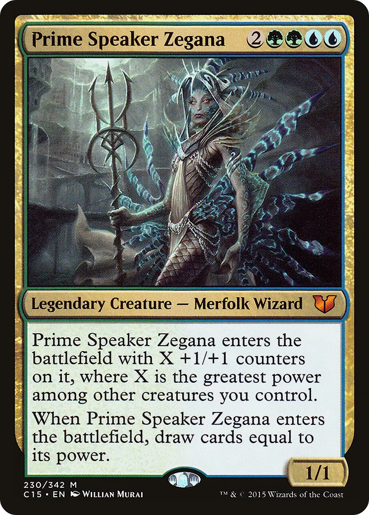 Prime Speaker Zegana — Commander 2015 — Magic: The Gathering