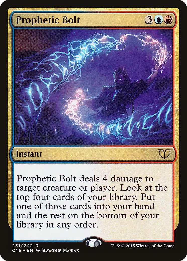Éclair prophétique — Commander 2015 — Magic: The Gathering