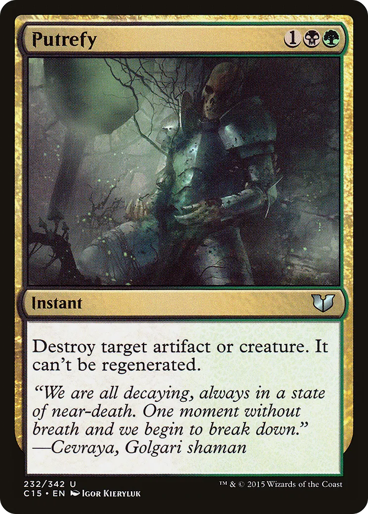 Putrefy — Commander 2015 — Magic: The Gathering