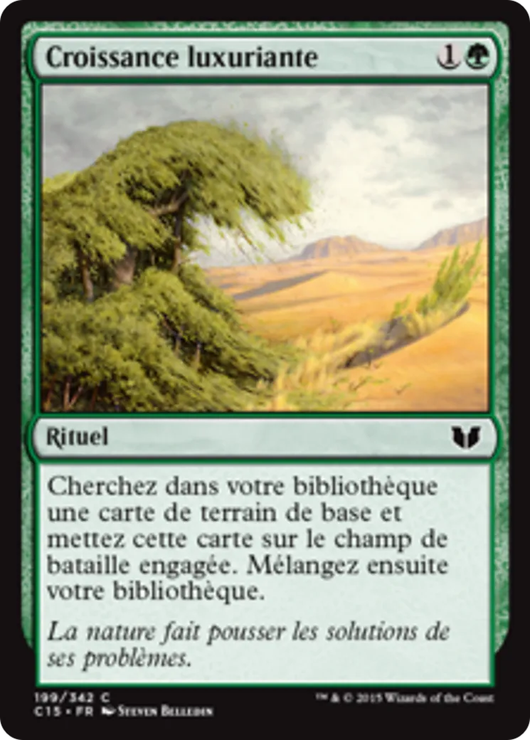 Croissance luxuriante — Commander 2015 — Magic: The Gathering