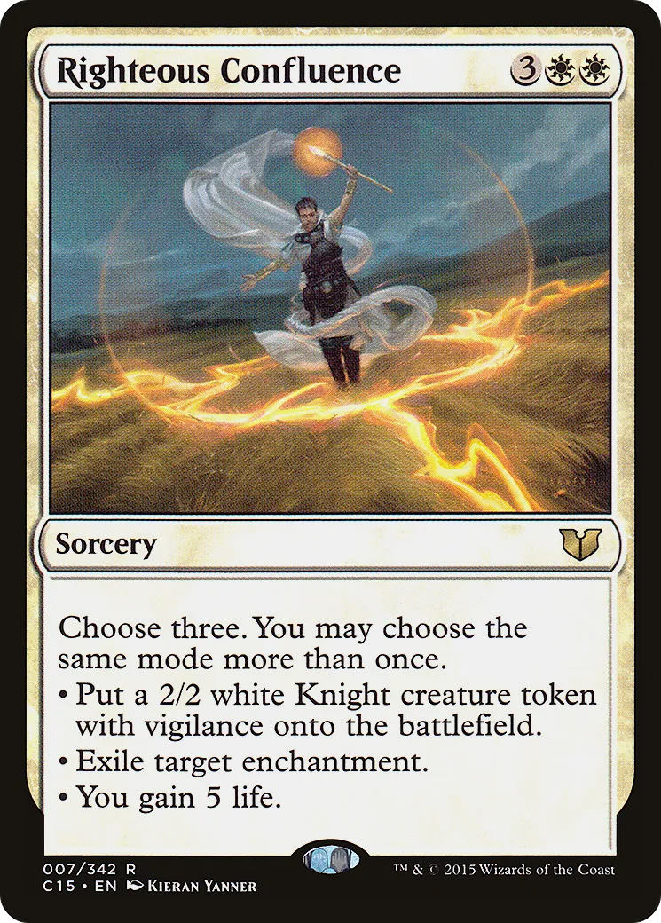 Righteous Confluence from Commander 2015 - Magic: The Gathering