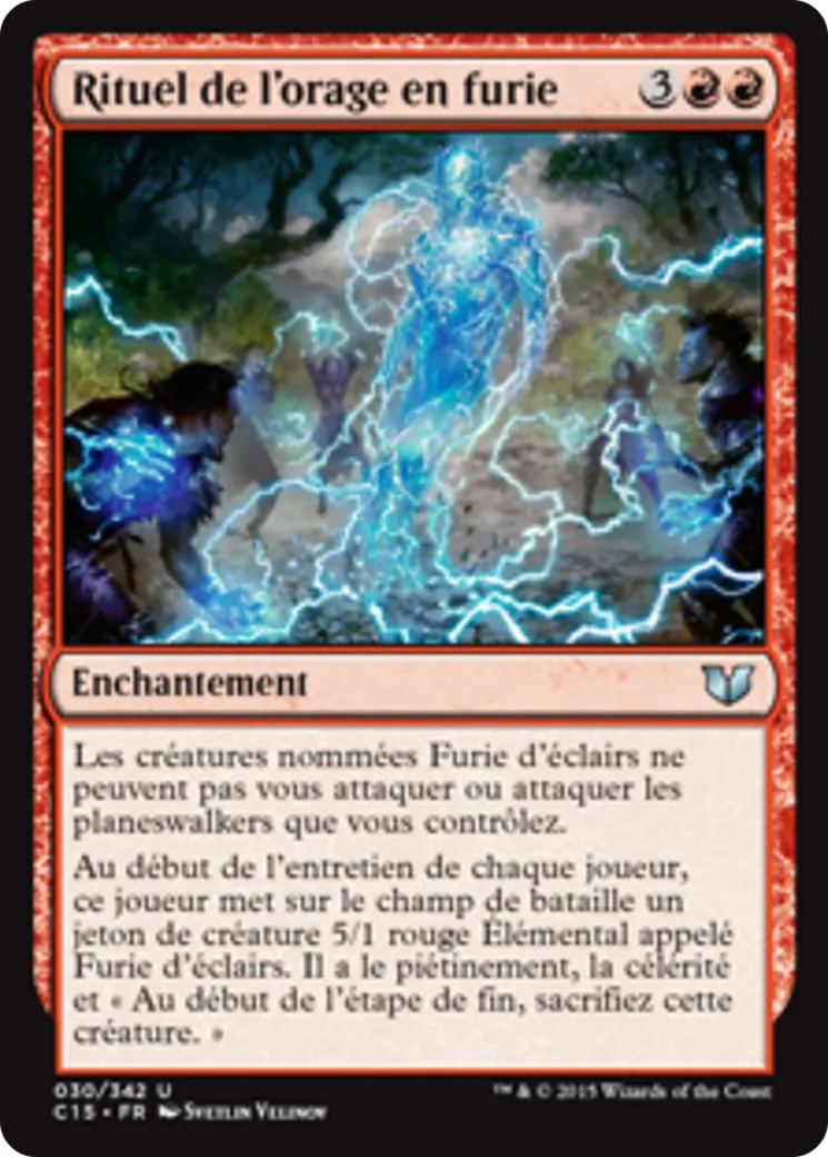 Rituel de l'orage en furie — Commander 2015 — Magic: The Gathering