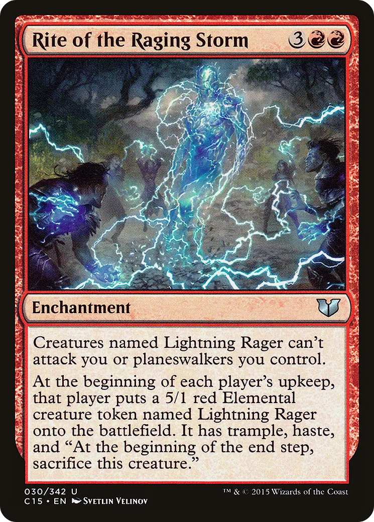 Rite of the Raging Storm — Commander 2015 — Magic: The Gathering